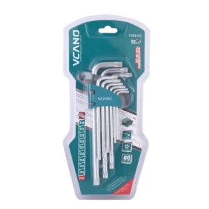 Magnetic Hex Key Custom Size Folding Hex Key Stainless Steel Hex Wrench Long Handle Magnetic