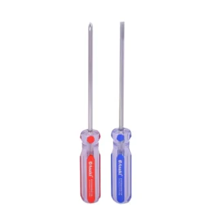 Magnetic Tool Screwdrivers Flat and Star Screwdriver with Plastic Color Handle