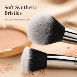 Makeup Brush Set 5pcs Synthetic Hair Foundation Brushes for Cosmetics Custom Labeling