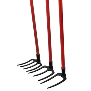 Manganese Steel 2 3 4 tine Rake for Plowing Loosening Soil Multi functional Land Reclamation and Raking