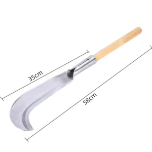 Manganese Steel Sickle Lawn Cutter Wood Cutter Farm Tools Outdoor Open Cutting Knife Practical Tools for Weeding