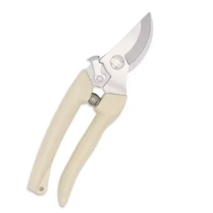 Manual Pressure Reducing Garden Pruners High Carbon Steel Curved Blade Plant Cutting Tools Trimming Scissors General