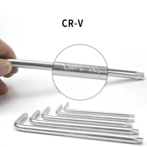 Manufacture Carbon Steel L Type Hex Torx Wrench Allen Keys With Hole and Without Hole Wrench for Security Screws
