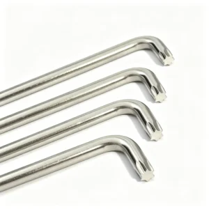 Manufacture Carbon Steel L Type Hex Torx Wrench Allen Keys with Hole and Without Hole Wrench for Security Screws