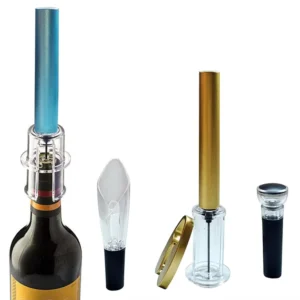 Manufacturer 4 in 1 Needle Wine Bottle Cork Remover Tool Kit Set Wine Air Pressure Pump Opener Set