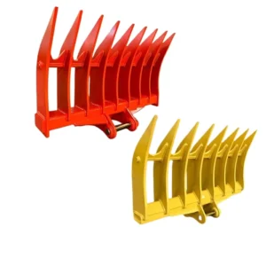 Manufacturer Tilting Rake Bucket Excavator Excavator Rake Bucket for Sanny Hitachi Komatsu Cat Etc