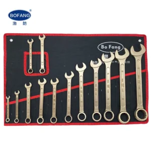 Manufacturer Tools Set Non Sparking Tools Set Kit 13pcs Al Cu Material Dual use Wrench Combination Spanner Explosion Proof