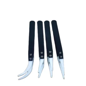 Manufacturers Direct Ceramic Tweezers Can Be Replaced Pointed Round Head High Temperature Resistance