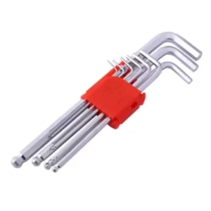Matte Finish Chrome Vanadium Steel Hex Key Wrench Set DIY Industrial Grade OEM Customizable Ergonomic Handle