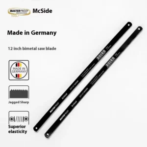 Maxide German Imported 12 Inch Bimetallic High Speed Steel Hacksaw Blade Hand Metal Cutting Saw with Plastic Drywall Application