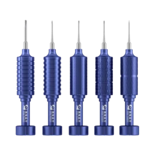 Mechanic Blue Armor 5in1 High Hardness Precision Screwdriver Plum Blossom Cross for iPhone Bottom Internal Disassembly Tools