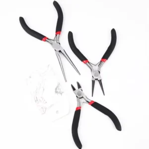 Metal Pliers Flat Sharp Clip Pliers Other Hand Tools for Jewelry Making Needle Finger Ring Pliers Other Hand Tools