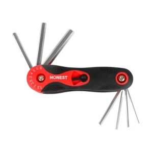 Metric 8Pcs Workshop Multitool Special Hex Allen Key Set Universal Folding Hex Key Set
