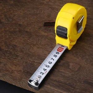 Metric Printing Measuring Tape with Stainless Steel Blade White Color Tape Measure