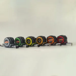 Metric Tape Measure Custom Logo Self Lock Automatic ABS Plastic 16ft 25ft 33ft Hot Rolled Manganese Steel Blade