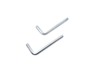Metric Zinc Plated L Type Hex Key Furniture Assembly Allen Wrench for Cabinet DIY Home Repair