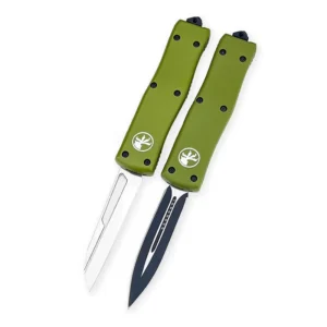 Micro 440C Tech Blade Zinc Alloy Handle UT Folding Pocket Knife Outdoor Hiking Camping Practical Hunting Knife Tactical EDC