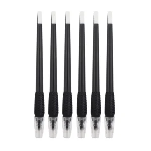 Microblading Manual Pen U18 0.18mm Disposable Microblading Pen with Pigment Sponge Eyebrow Microblading Hand Tools for Makeup
