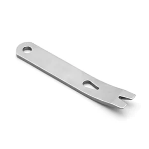 Mini Crank Crowbar Stainless Steel Mini EDC Pry Bar Keychain Multi function Pocket EDC Tools Survival Scraper Opener