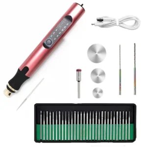 Mini Electric DIY Engraver Cordless Rotary 38in1 Kit Portable Engraving Tool for Jewelry Wood Metal Stone Plastic Glass Etching