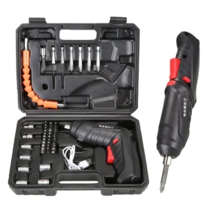 Mini Electric Screwdriver Set 45pcs Transformable Small Furniture Installation USB