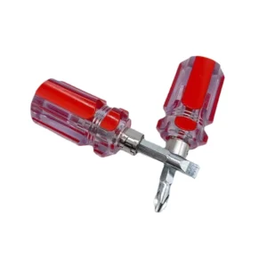 Mini Portable 2 in 1 Anti Slip Handle Screwdriver Finish Multipurpose Household Tool
