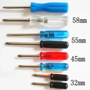 Mini Slotted Phillips Torx Hex Screw Driver Set Chrome Finish 100pcs Cell Phone Black Steel DIY Plastic Planter for Disco Ball