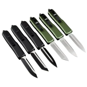 Mini Stainless Steel Outdoor Camping Knife Rubber Handle for Kitchen Fruit Chef Hunting Butcher Tactical Self Defense Utility