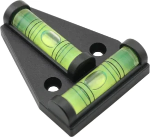 Mini T-Type Spirit Level Kit Aluminium T-Scope Triangle Bullseye Bubble Level Horizontal Mini Spirit Level for Measurements