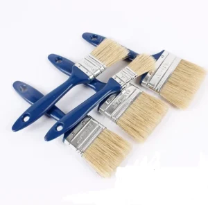 Mixed Bristles Paint Brush with Thickened Plastic Handle for Fast Painting Natural Bristle