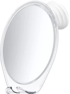 Modern Anti Fog Shaving 360 Degree Rotation Powerful Suction Cup Works Multiple Surfaces Built Hook Fogless Oval Hotel Use