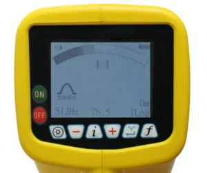 Multi Frequency IP68 Waterproof Underground Pipe Locator with CMOS Sensor and 3.5″ LCD Depth Display