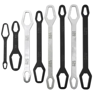 Multi Function Double End Box Wrench 8 22mm Hexagon Double End Solid Wrench for Screwing Screws and Nuts with Various Diameters