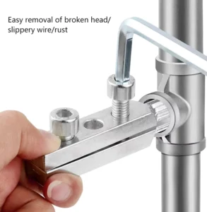 Multi Function Hex Peeling Broken Head Screw Extractor Kit Bolt Removal Pipe Puller Faucet Sink Valve Bathroom Wrench
