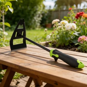 Multi Function Manual Garden Weeding Digging Triangular Hoe All in one Hand Held Weeder Gardening Tools