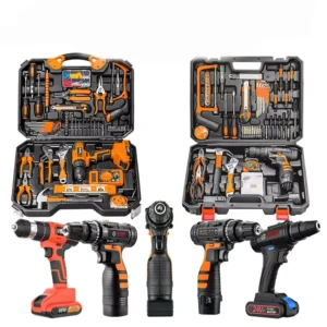 Multi Function Rechargeable Lithium Battery Hand Electric Drill Set Precision Screwdriver Power Tool Set Tool