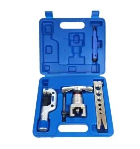 Multi Function Stainless Steel Pipe Flaring Tool & Tube Cutter Kit Durable Hand Tools with Steel in a Box Packaging