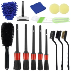 Multi-Functional Nylon Car & Motorcycle Cleaning Brush Kit