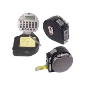 Multi Functional Tape Measure Set with Luminous Lamp Sticky Note Impeccable Calculation Measurement Tool ABS Steel Material