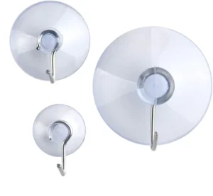 Multi Purpose 53/38/30/22MM Suction Cup with Stainless Steel Hook for Christmas Decorations
