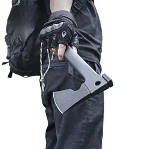 Multi function Tactical Axe Head Knife HW-04 Self-defense Outdoor Mountain Hand Axe with Saw Camping Engineer Axe