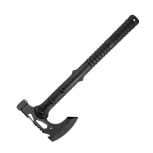 Multi-functional High-Carbon Steel Engineers Axe PP Plastic Handle Arc-Shaped Head 950mm Cutting Edge for Chopping