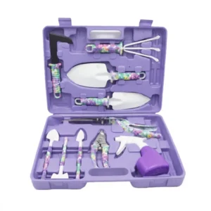 Multifunctional 10 Pcs Garden Hand Tool Set Other Material Heavy Duty with Soft Case OEM