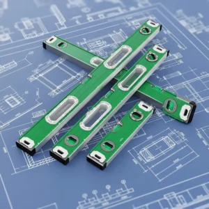 Multifunctional Aluminum Die Cast Anti Fall Level Ruler Made Aluminum Alloy Strong Magnetism Small Sized Level Instrument