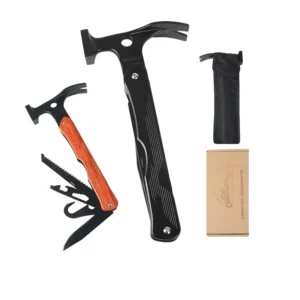 Multifunctional Axe Hammer Car Mounted Lifesaving Hammer Broken Window Hammer Portable Outdoor Tools Camping Multipurpose Axe