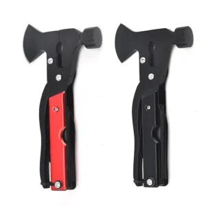 Multifunctional Axe Hammer Car Mounted Lifesaving Hammer Broken Window Hammer Portable Outdoor Tools Camping Multipurpose Axe