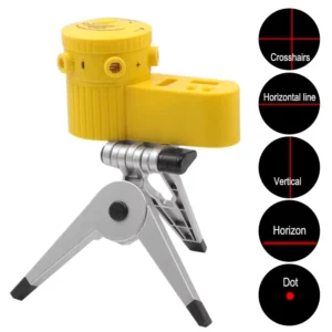 Multifunctional Cross Line Tool LV06 LED Laser Level Vertical Horizontal Measuring With Tripod