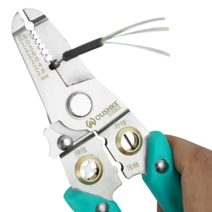 Multifunctional Electricista Tools Wire Crimping Stripper Cable Cutting Pliers Serrated Jaw Surface OEM Customizable Metric