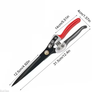 Multifunctional Hand Shears for Sheep Wool Trimming and Garden Use Plastic Handle Metal Blade Scissors with Spring Mechanism