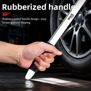 Multifunctional Hand Tool Tire Changing Lever Sturdy Alloy Steel Pry Bar Ergonomic Grip Manual Tool for Vehicle Tire Disassembly